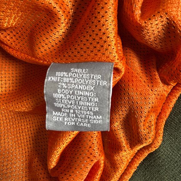 Michael Kors Olive Green Military Pilot Bomber Jacket Full Zip Men's Size XL - Picture 8 of 8